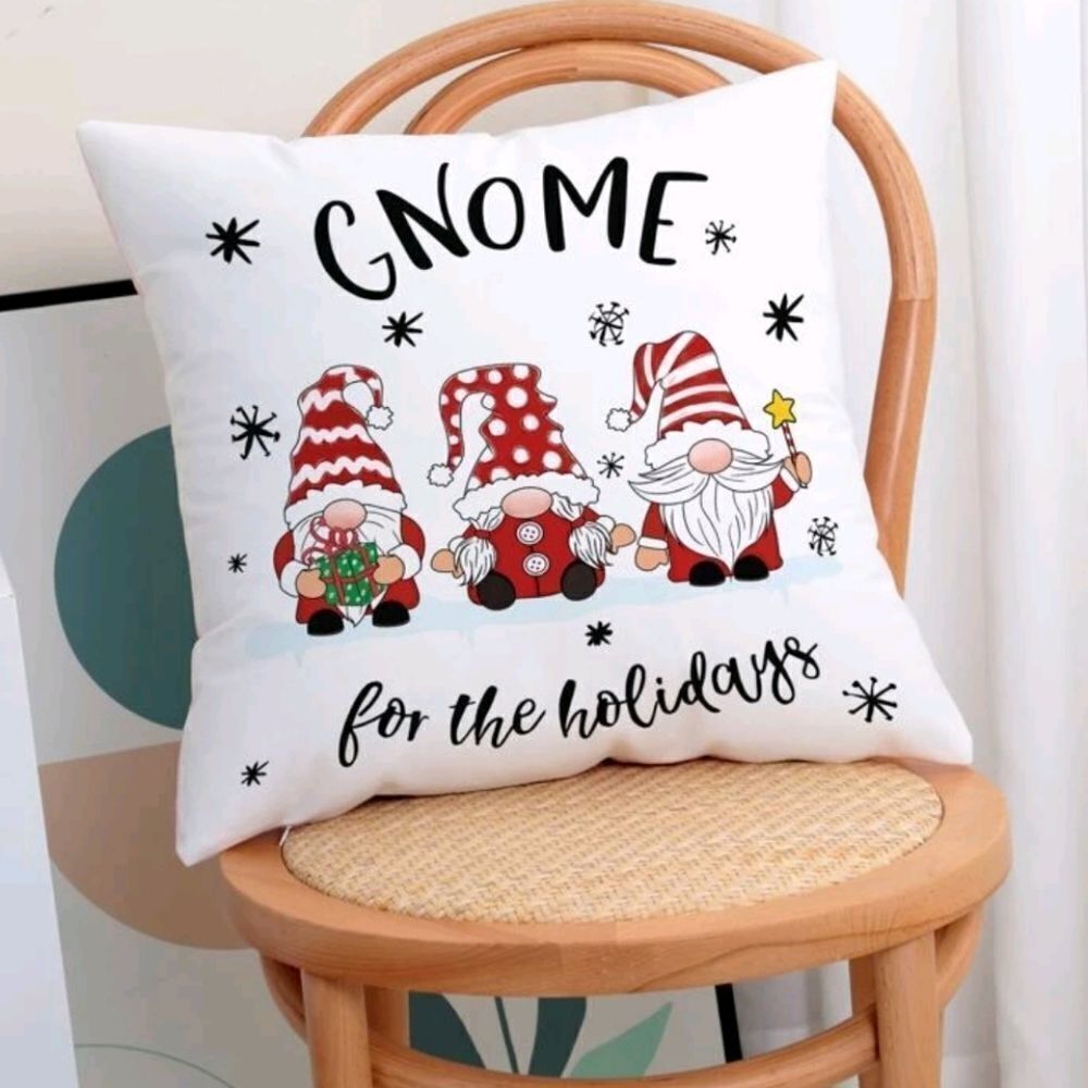 Gnome For the Holidays Pillow Cover